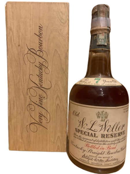Stitzel Weller Old W.L. Weller Special Reserve 7 Year Old Bonded 4/5 Quart 1945-1952 Bourbon
