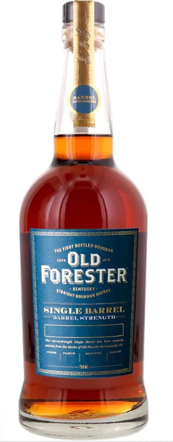 Old Forester Single Barrel Barrel Strength 128 Proof Straight Bourbon Whiskey