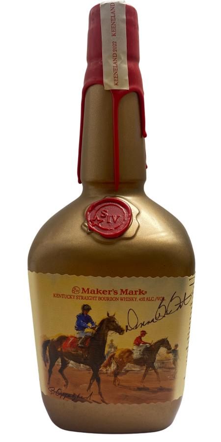 Maker's Mark Red Wax Keeneland 2022 Behind the Gate / Sandra Oppegard Whisky | 1L