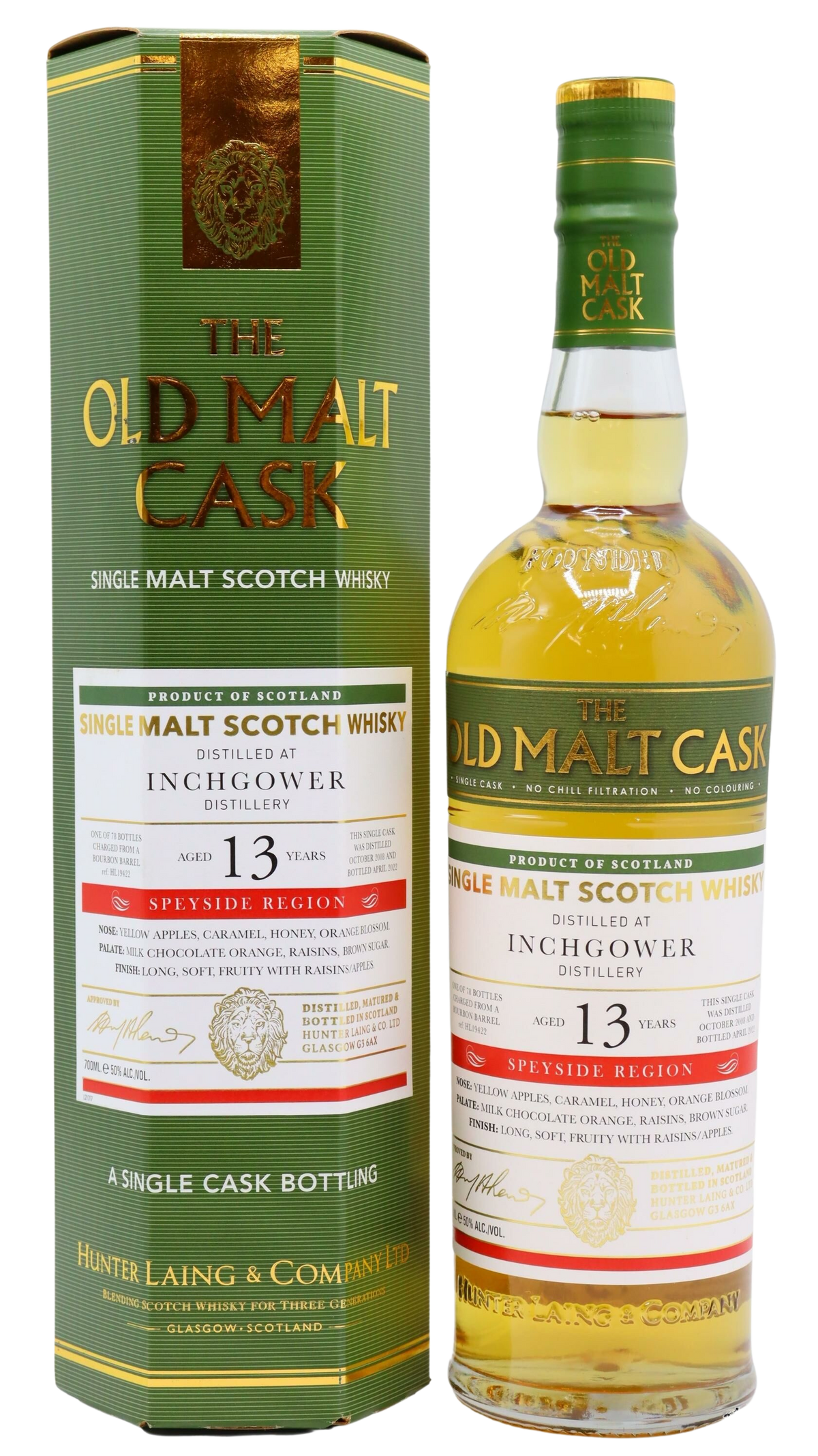 Inchgower Old Malt Cask Single Cask #19422 2008 13 Year Old Whisky | 700ML