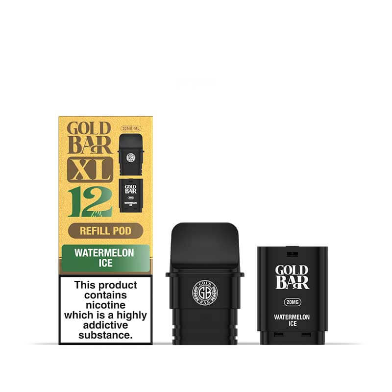 Gold Bar XL Watermelon Ice Prefilled Pod + Refill
