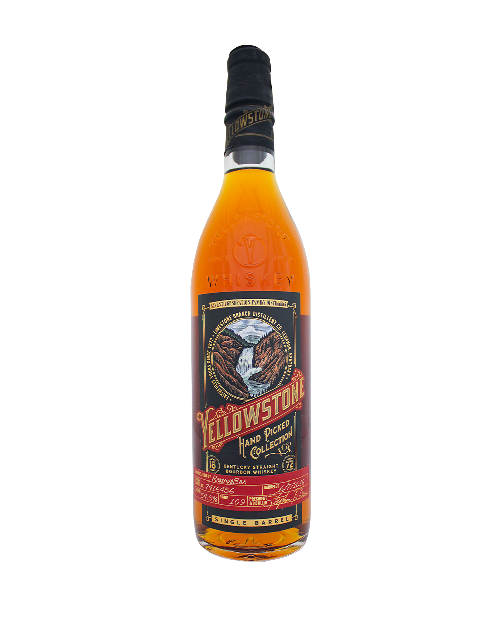 Yellowstone S1B21 Single Barrel Bourbon Whiskey
