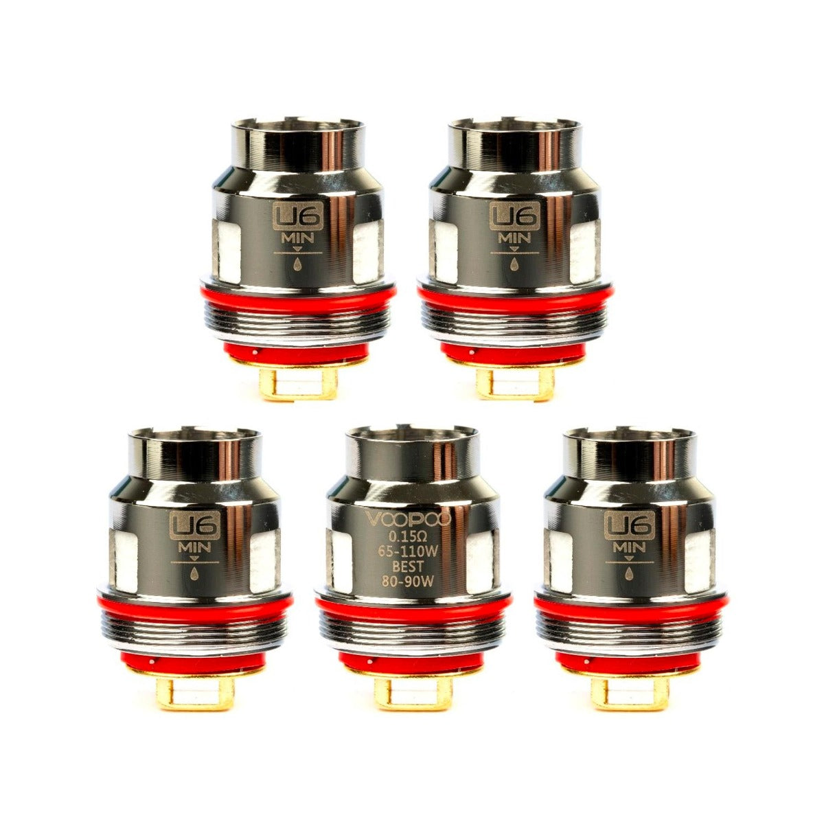 VooPoo U6 Sub Ohm coils 0.15 Ohm