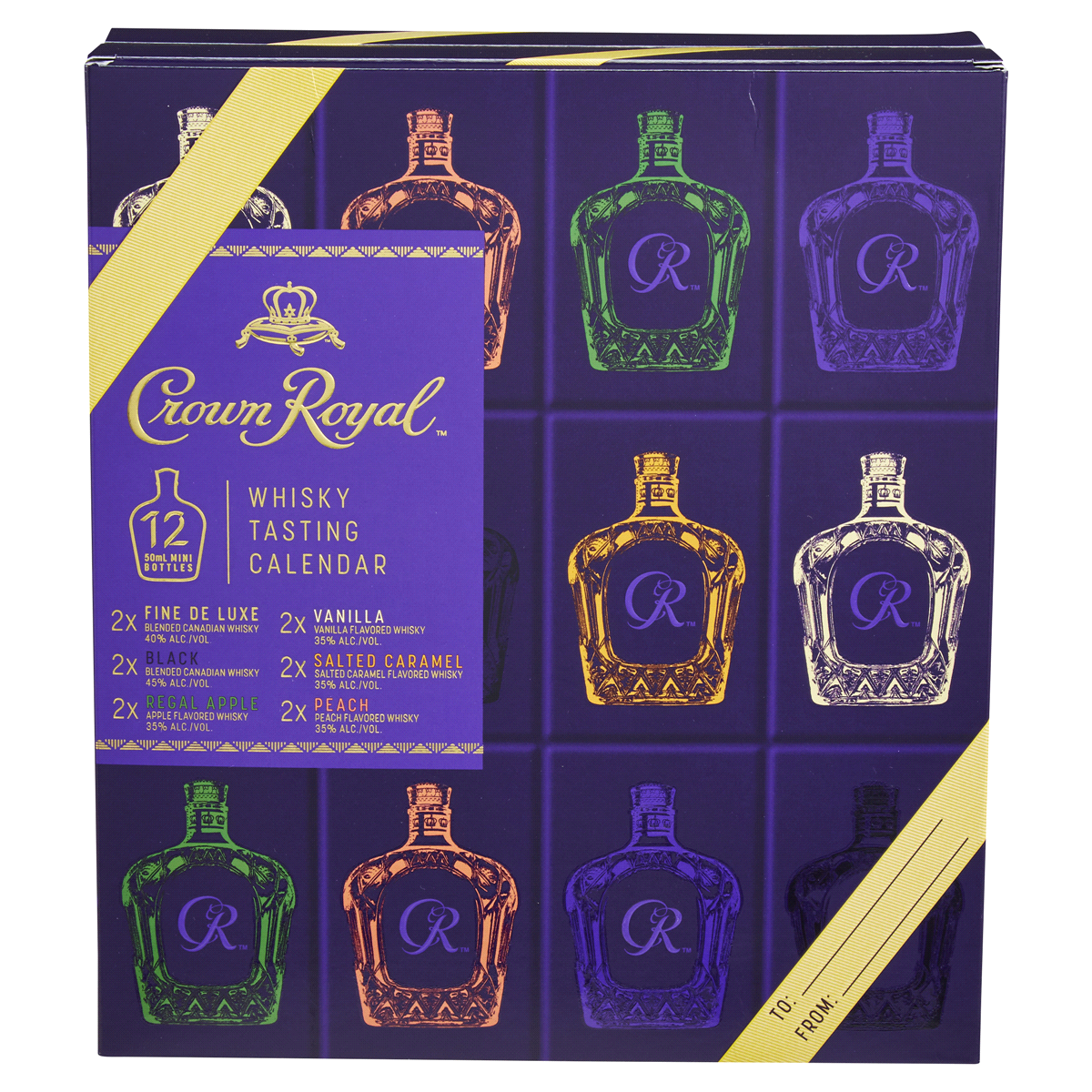 Buy 1 Get 1 Free - Crown Royal Whisky Tasting Calendar Gift Set | 2021 Edition
