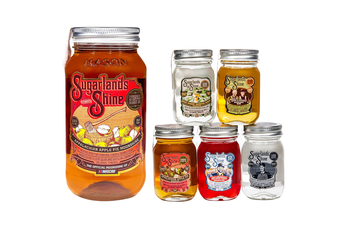 Buy 1 Get 1 Free - Sugarlands Shine Mini Jar Gift Sampling Set (5)