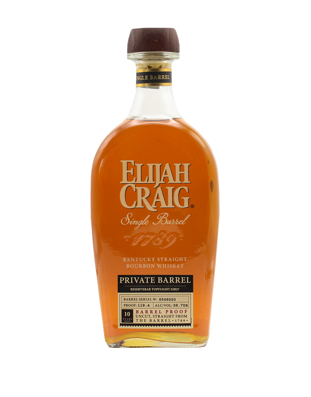 Elijah Craig Barrel Proof Bourbon S2B27 Whiskey
