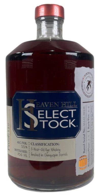 Buy 1 Get 1 Free - Heaven Hill Distilleries Select Stock 8 Year Rye Finished in Chinquapin Barrels