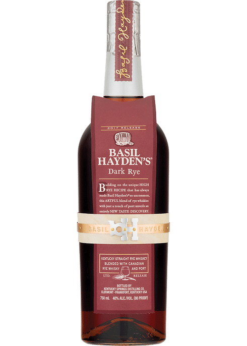 Basil Hayden's Dark Rye Whiskey