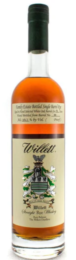 Buy 1 Get 1 Free - Willett Family 9 Year Old Estate Bottled Single Barrel Aged in White Oak Barrels White Elephant Straight Rye Whiskey