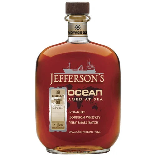 Buy 1 Get 1 Free - Jefferson's Ocean Aged At Sea Voyage 22 Straight Bourbon Whisky