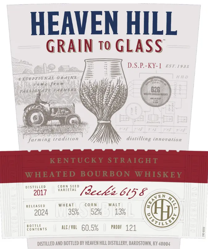 Heaven Hill Grain to Glass Wheated Bourbon Whiskey