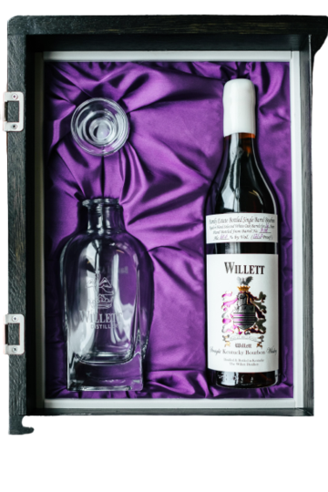Buy 1 Get 1 Free - Willett Family Estate Bottled Single Barrel 16 Year Barrel #A38 121.2 Proof Decanter Set in Display Case Bourbon Whiskey