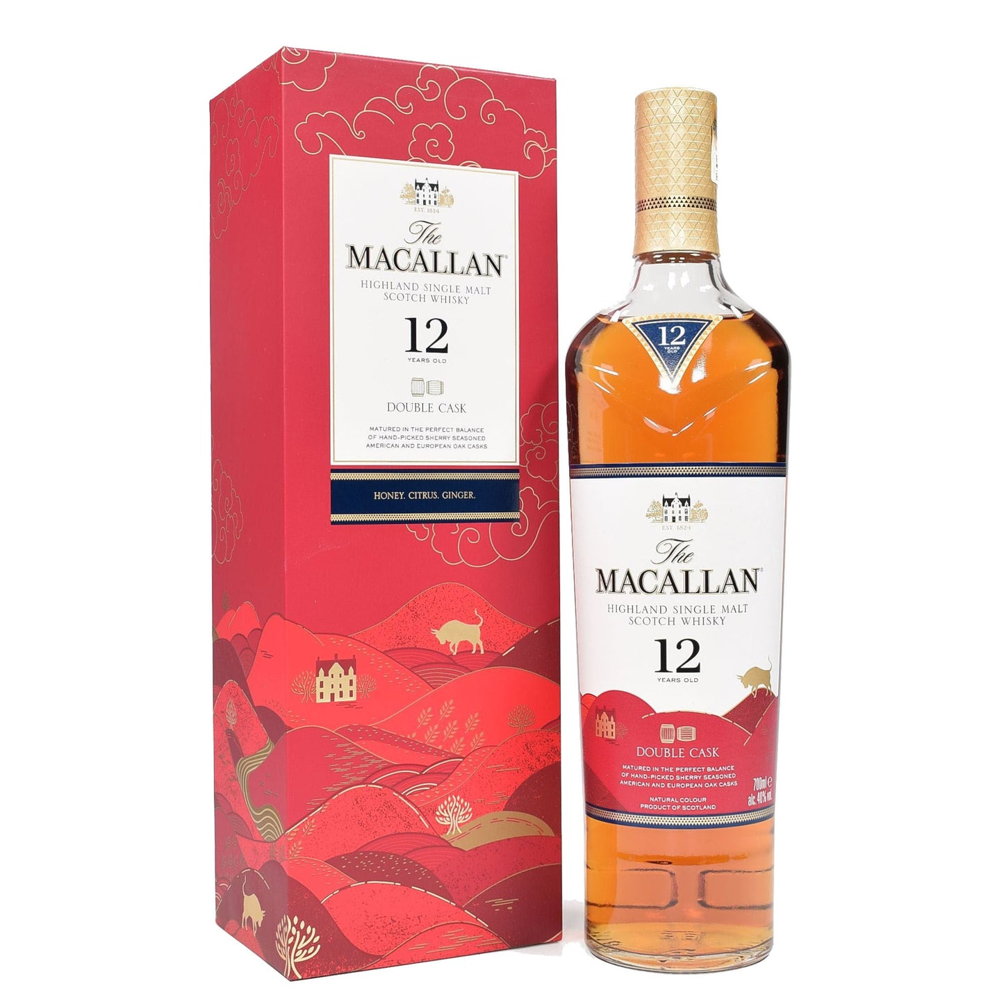 Macallan Double Cask Chinese Lunar Year Of The Ox 2021 12 Year Old Whisky | 700ML