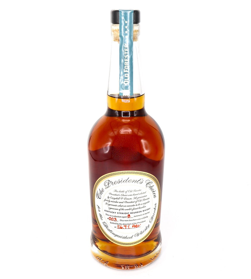Buy 1 Get 1 Free - Old Forester President’s Choice Aged 8 Summers in Barrel #003 Kentucky Straight Bourbon Whiskey