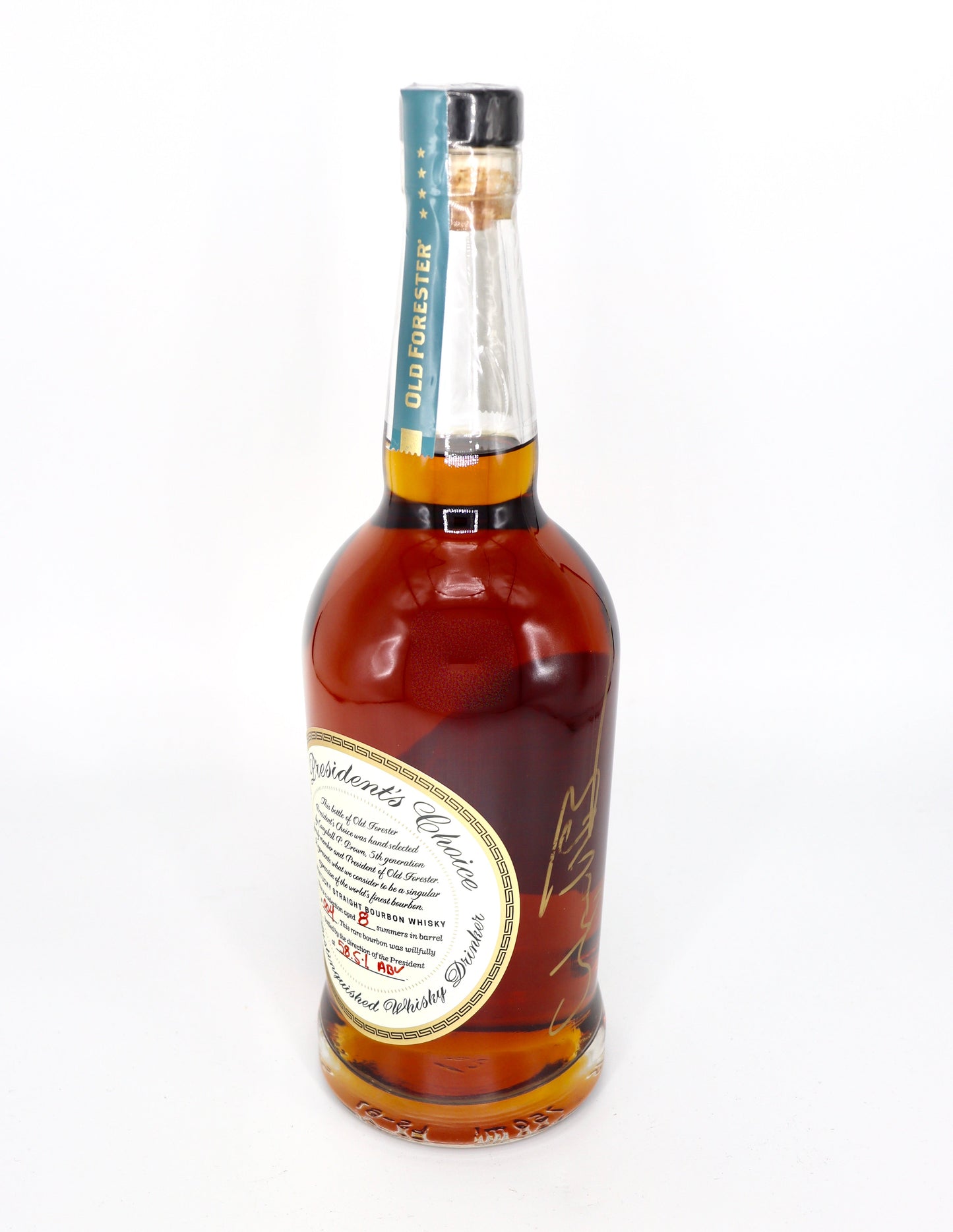 Old Forester President’s Choice Aged 8 Summers in Barrel #004 Kentucky Straight Bourbon Whiskey