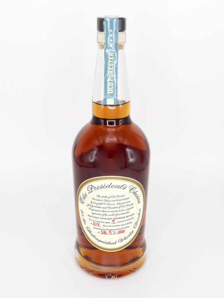 Old Forester President’s Choice Aged 9 Summers in Barrel #014 Kentucky Straight Bourbon Whiskey
