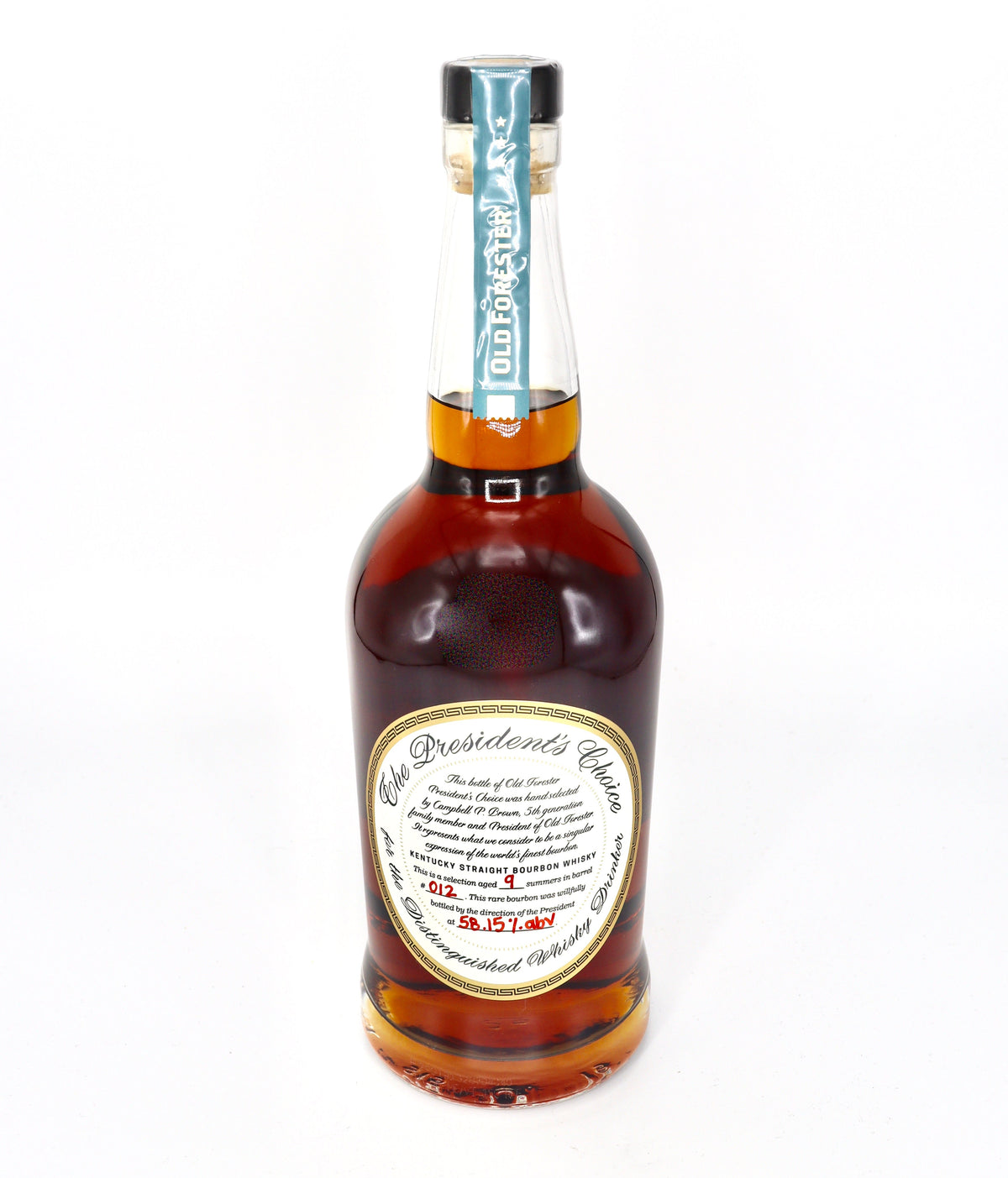 Old Forester President’s Choice Aged 9 Summers in Barrel #012 Kentucky Straight Bourbon Whiskey