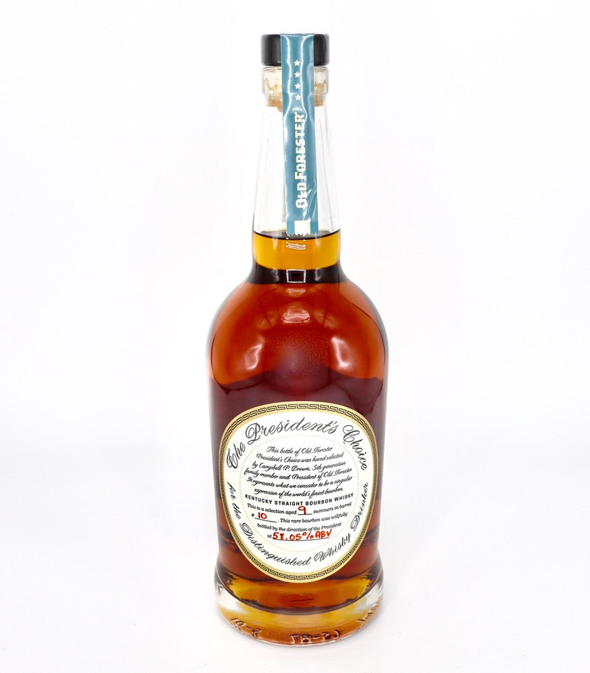 Old Forester President’s Choice Aged 9 Summers in Barrel #010 Kentucky Straight Bourbon Whiskey