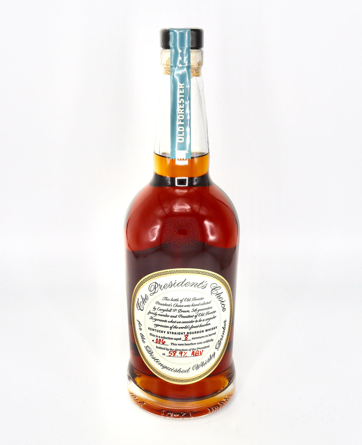 Old Forester President’s Choice Aged 8 Summers in Barrel #006 Kentucky Straight Bourbon Whiskey