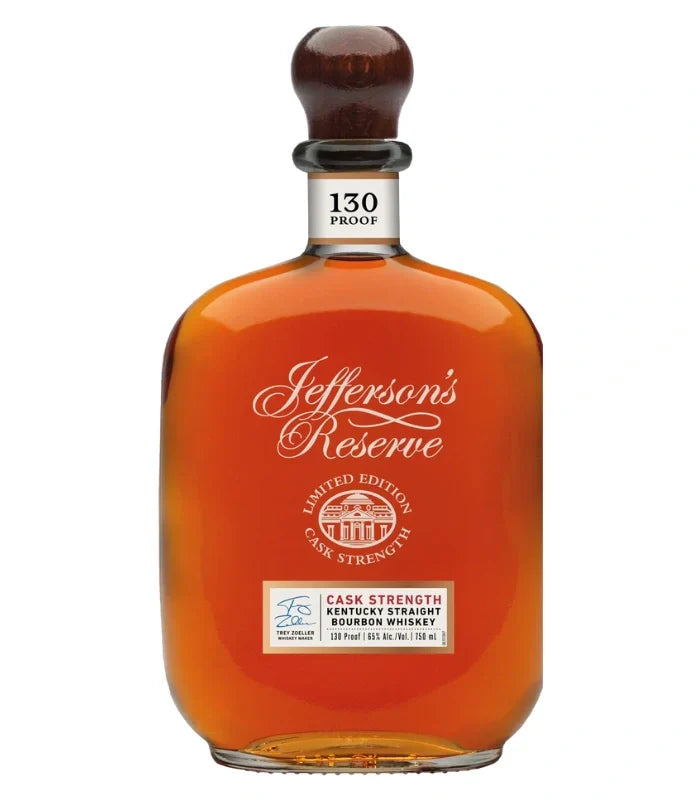Jefferson's Reserve 8 Year Old Cask Limited Edition 130 Proof Strength Kentucky Straight Bourbon Whiskey