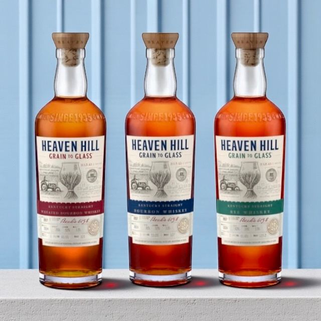 Buy 1 Get 1 Free - Heaven Hill Grain to Glass Chinquapin Barrel Trifecta | 2025 Limited Edition | (3) Bottle Bundle