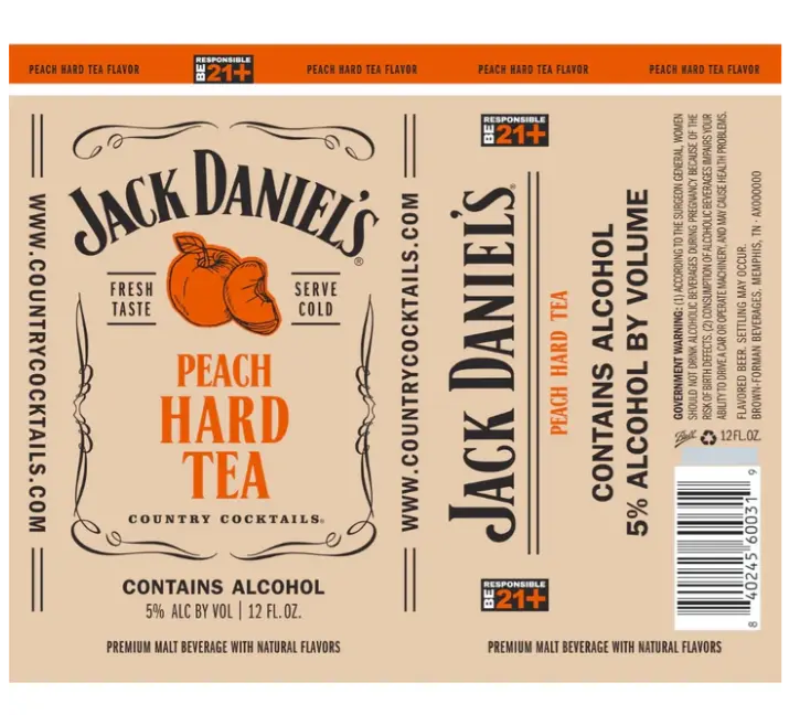 Buy 1 Get 1 Free - Jack Daniel's Country Peach Hard Tea Cocktails | 355ML