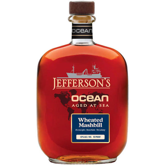 Buy 1 Get 1 Free - Jefferson's Ocean Aged at Sea Wheated Mashbill Single Barrel No #188 Voyage 32 Straight Bourbon Whiskey