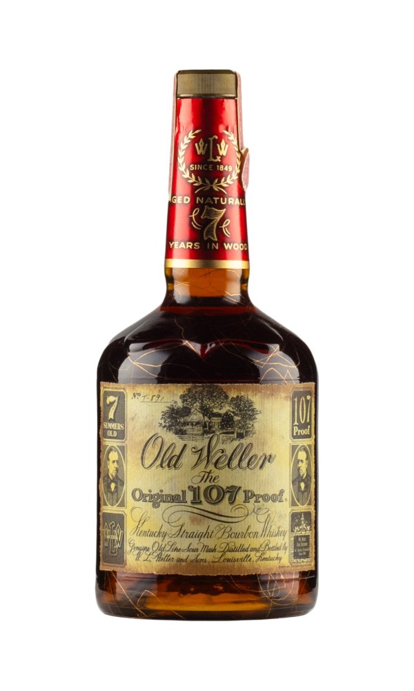 Old Weller 7 Year Old 1980 Original 107 Proof