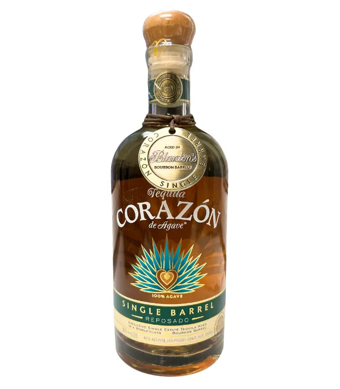 Corazon Single Barrel Reposado Aged In Blanton's Bourbon Barrels