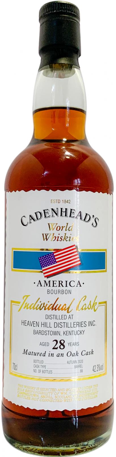 Heaven hill 2020 ca 28 years
