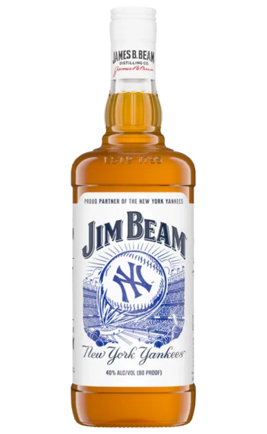 Buy 1 Get 1 Free - Jim Beam Straight Limited Yankees Edition Bourbon | 1L