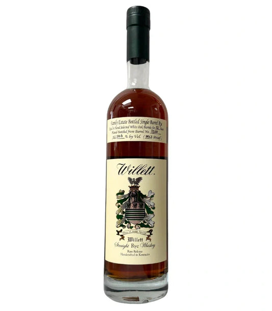 Buy 1 Get 1 Free - Willett Family Estate 12 Year Old Single Barrel #2520 "Dirty Dozen" 119.2 Proof Rye Whiskey