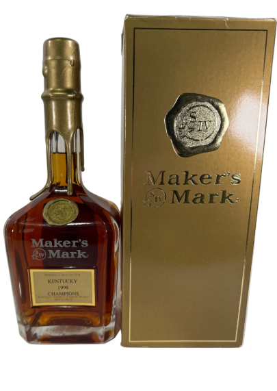 Maker's Mark Gold VIP 1998 UK Champions Kentucky Straight Bourbon Whisky