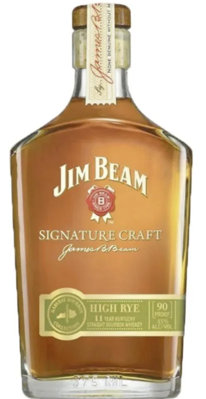 Buy 1 Get 1 Free - Jim Beam Signature Craft High Rye Straight Bounrbon Whiskey | 375ML