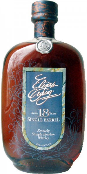 Elijah Craig 18 Year Old 1991 Kentucky Straight Bourbon Whiskey