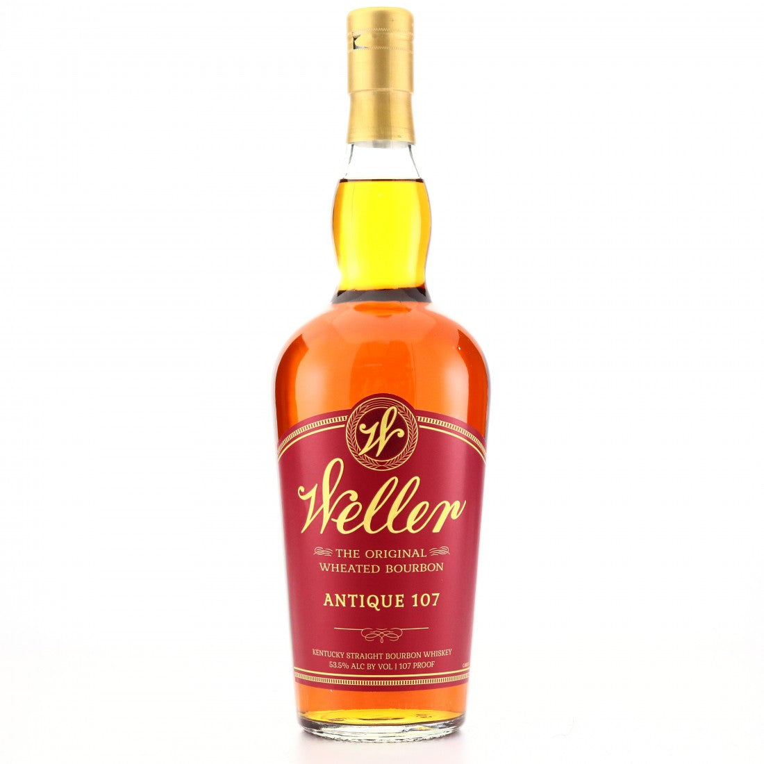 Buy 1 Get 1 Free - Old Weller Antique Original 107 Bourbon Gold Cap Straight Wheated Bourbon Whiskey