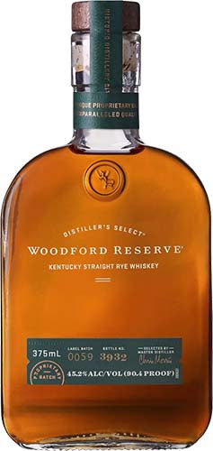 Buy 1 Get 1 Free - Woodford Reserve Kentucky Straight Rye Whisky | 375ML