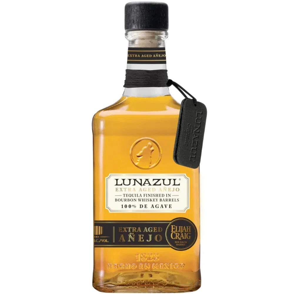 Lunazul Finished In Elijah Craig Barrels Extra Aged Anejo Tequila