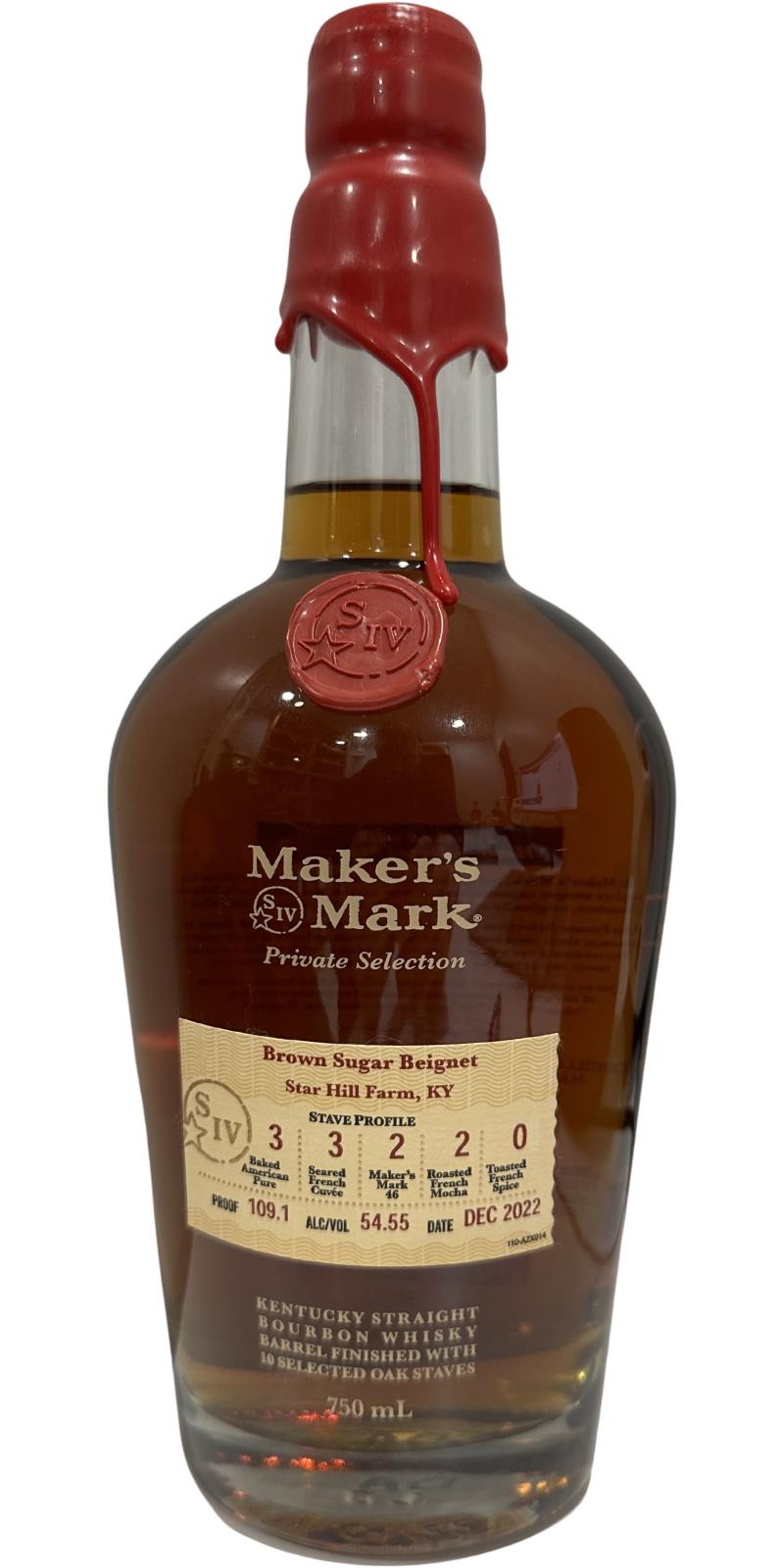 Maker's Mark Private Selection Brown Sugar Beignet Bourbon Whiskey