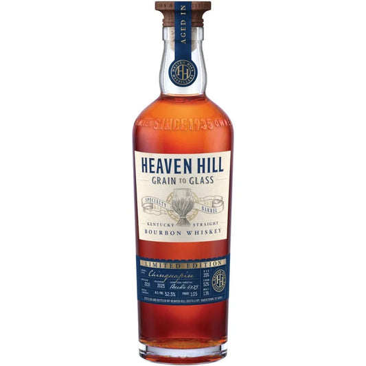 Heaven Hill Grain to Glass Specialty Barrel Series Aged In Chinquapin Oak Kentucky Straight Bourbon Whiskey | 700ML