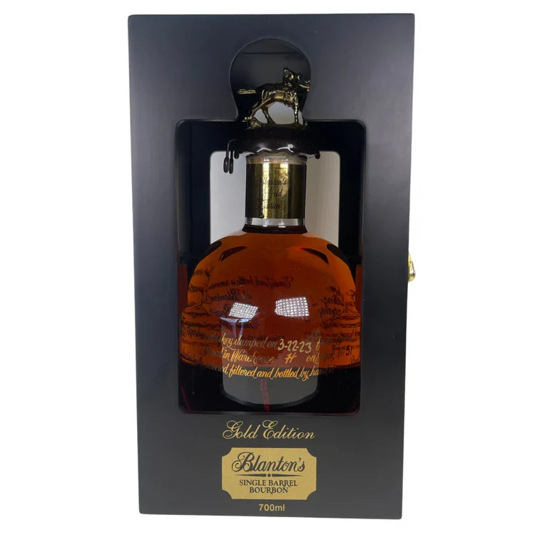 Buy 1 Get 1 Free - Blanton's 2023 Gold Wooden Box Edition Kentucky Straight Bourbon | 700ML
