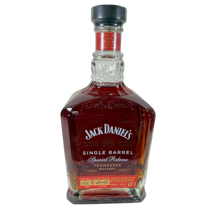 Jack Daniel's Single Barrel Special Release Coy Hill 138.8 Proof Black Ink Tennessee Whiskey