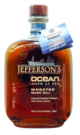 Buy 1 Get 1 Free - Jefferson’s Ocean Aged at Sea Wheated Mashbill 29 Voyage Single Barrel Bourbon Whiskey