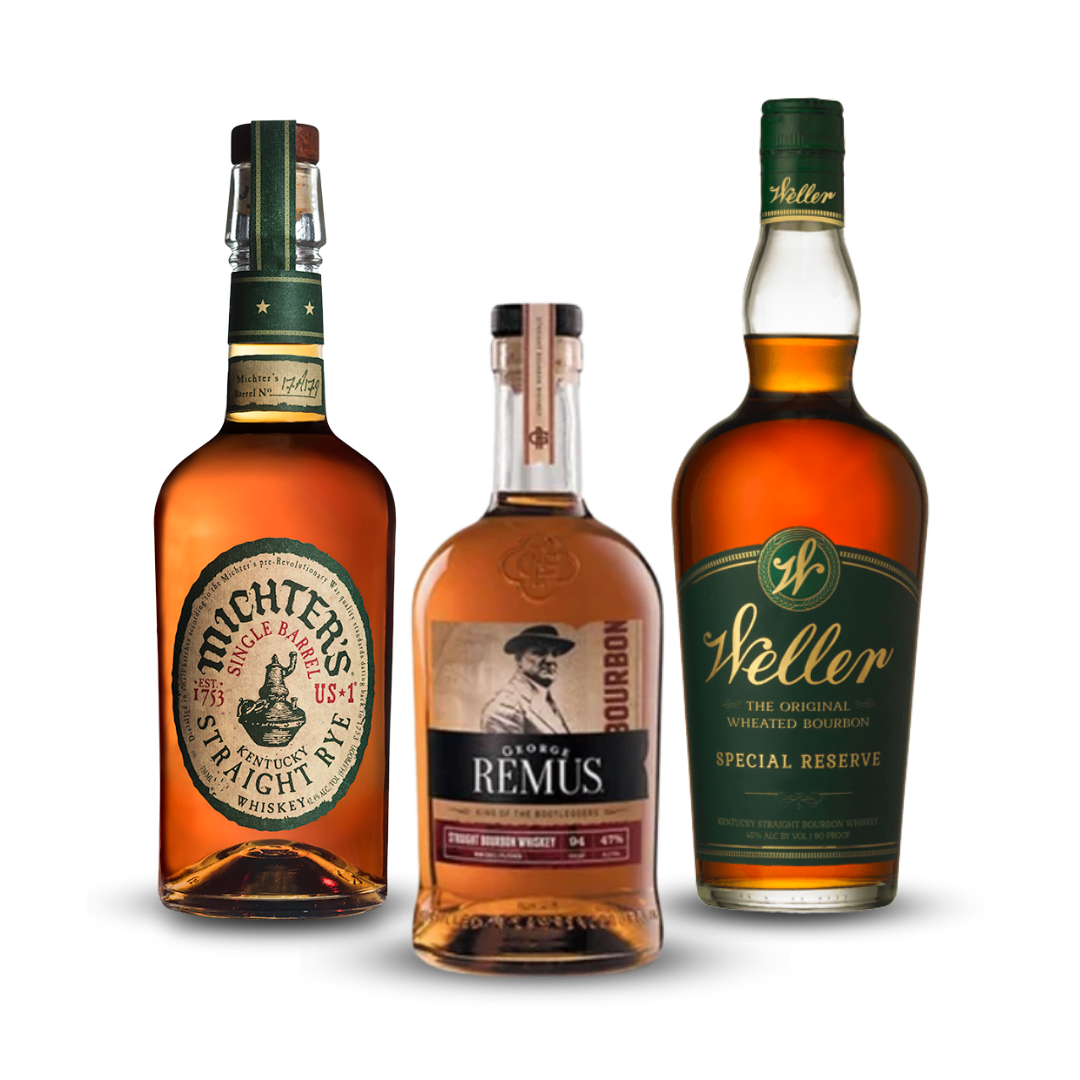 Father's Day Bundle 2025 | Michter's US*1 Single Barrel Straight Rye Whiskey + George Remus Straight Bourbon Whiskey + W.L. Weller Special Reserve Bourbon Whiskey