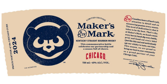 Buy 1 Get 1 Free - Maker's Mark 2024 Chicago Cubs Kentucky Straight Bourbon Whisky