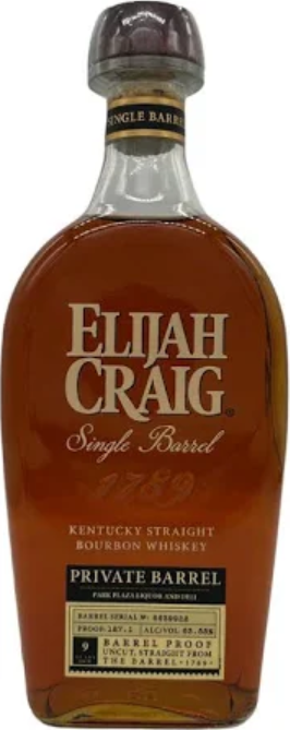 Buy 1 Get 1 Free - Elijah Craig Private Barrel Kentucky Barrel #6879511 9 Year Old Straight Bourbon Whiskey