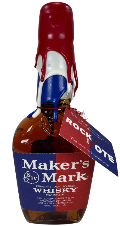 Maker's Mark 2008 Rock The Vote Kentucky Straight Bourbon Whisky