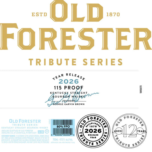 Buy 1 Get 1 Free - Old Forester Tribute Series 2026 12 Year Old Kentucky Straight Bourbon Whiskey