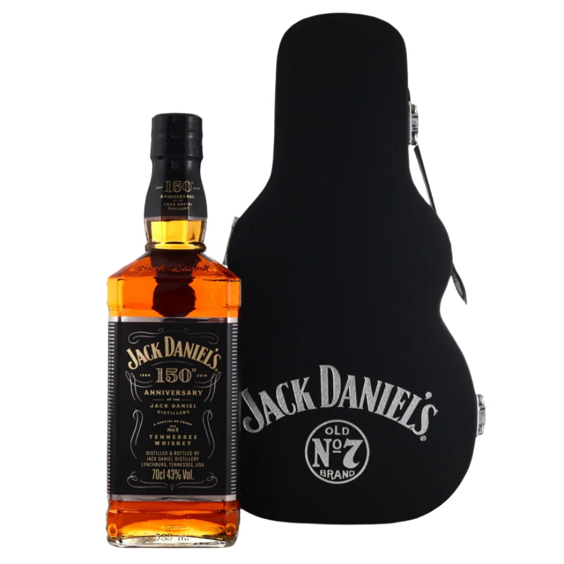 Jack Daniel's Old No.7 150th Anniversary Guitar Case Whiskey | 700ML