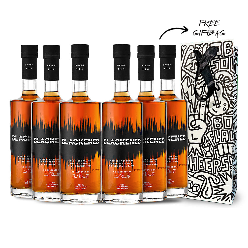 Buy 1 Get 1 Free - CHRISTMAS 2023 | METALLICA | BLACKENED™ AMERICAN WHISKEY FLAGSHIP + LIMITED EDITION GIFT BAG (6) BOTTLE BUNDLE